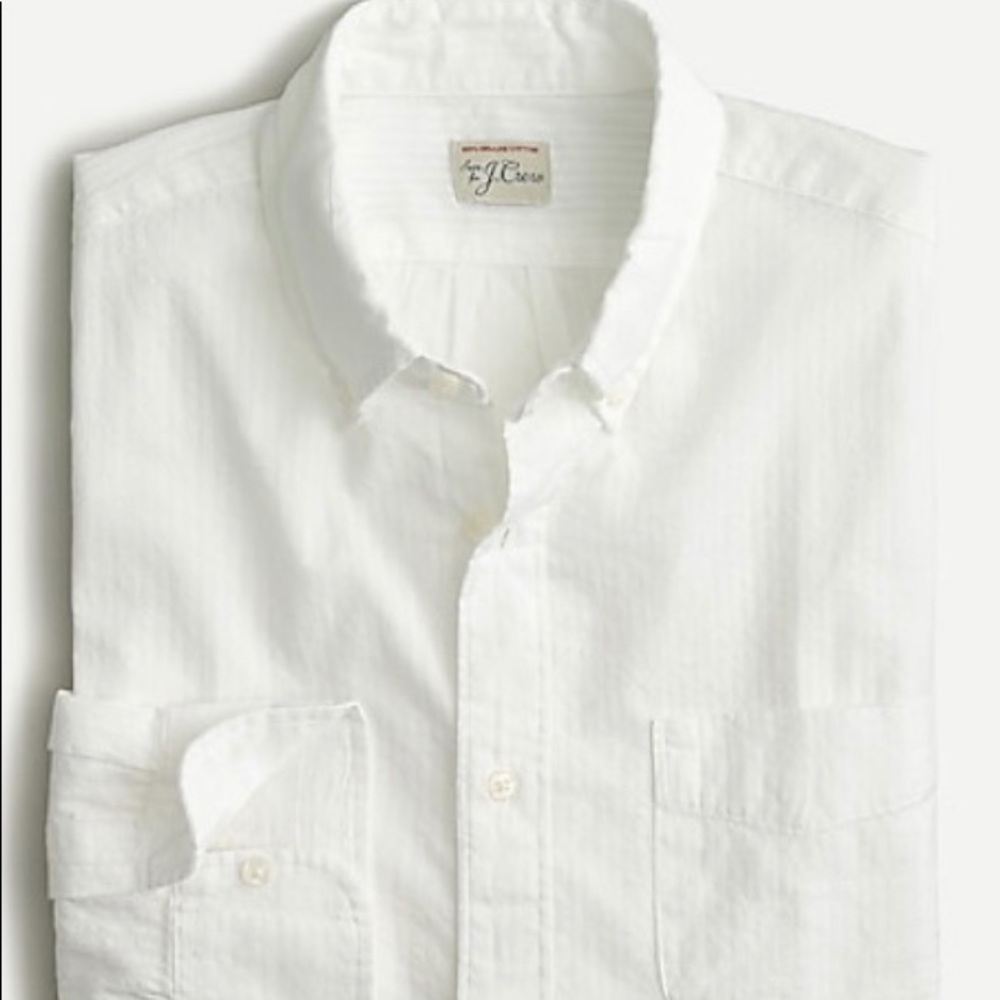 J. Crew Slim Seersucker Shirt
